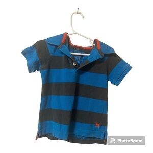 Mini Boden Striped Polo Shirt 2-3yrs